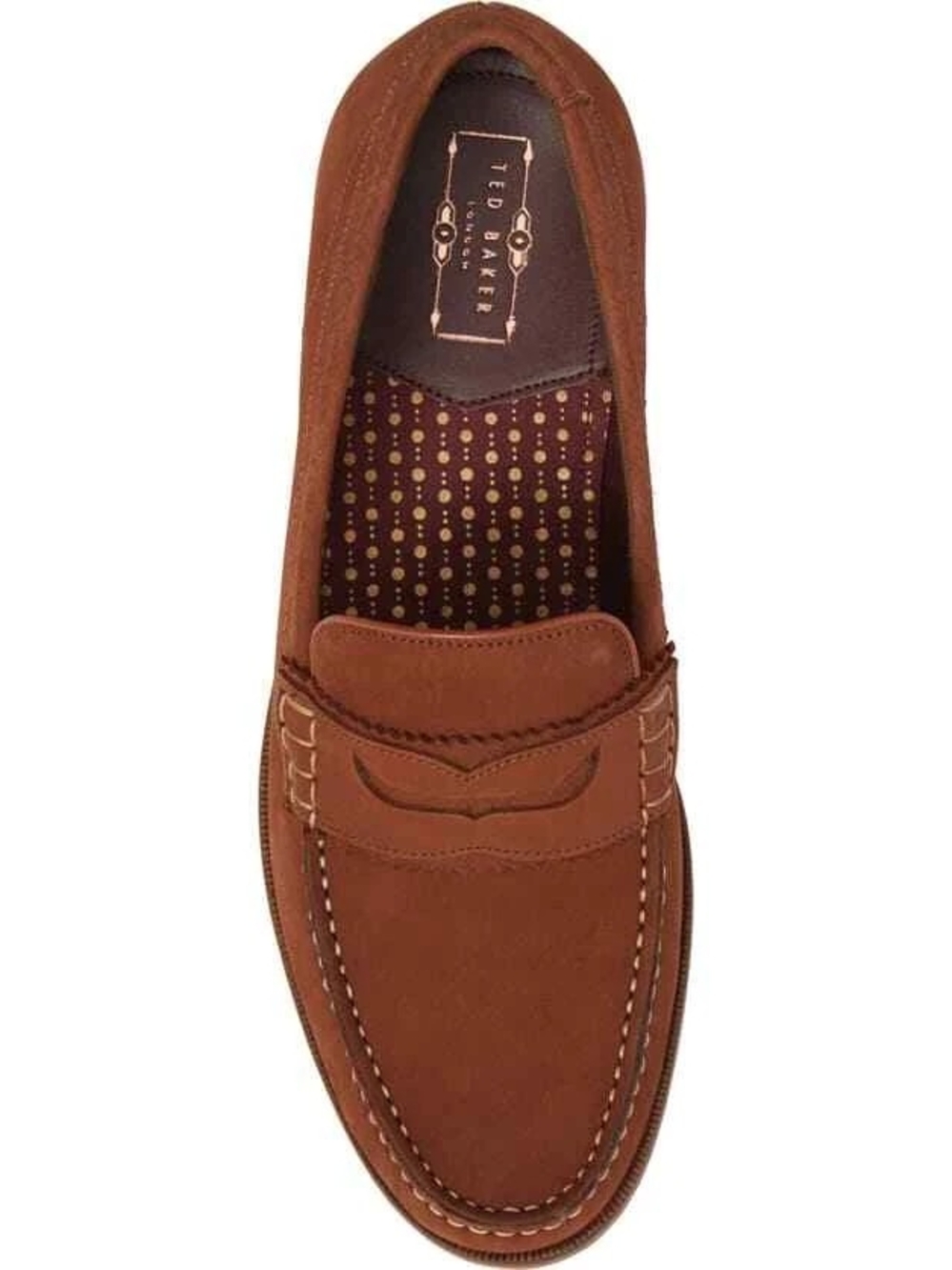 Ted Baker Miicke 3 Penny Men's Brown Loafers Size 7 - Picture 2 of 9